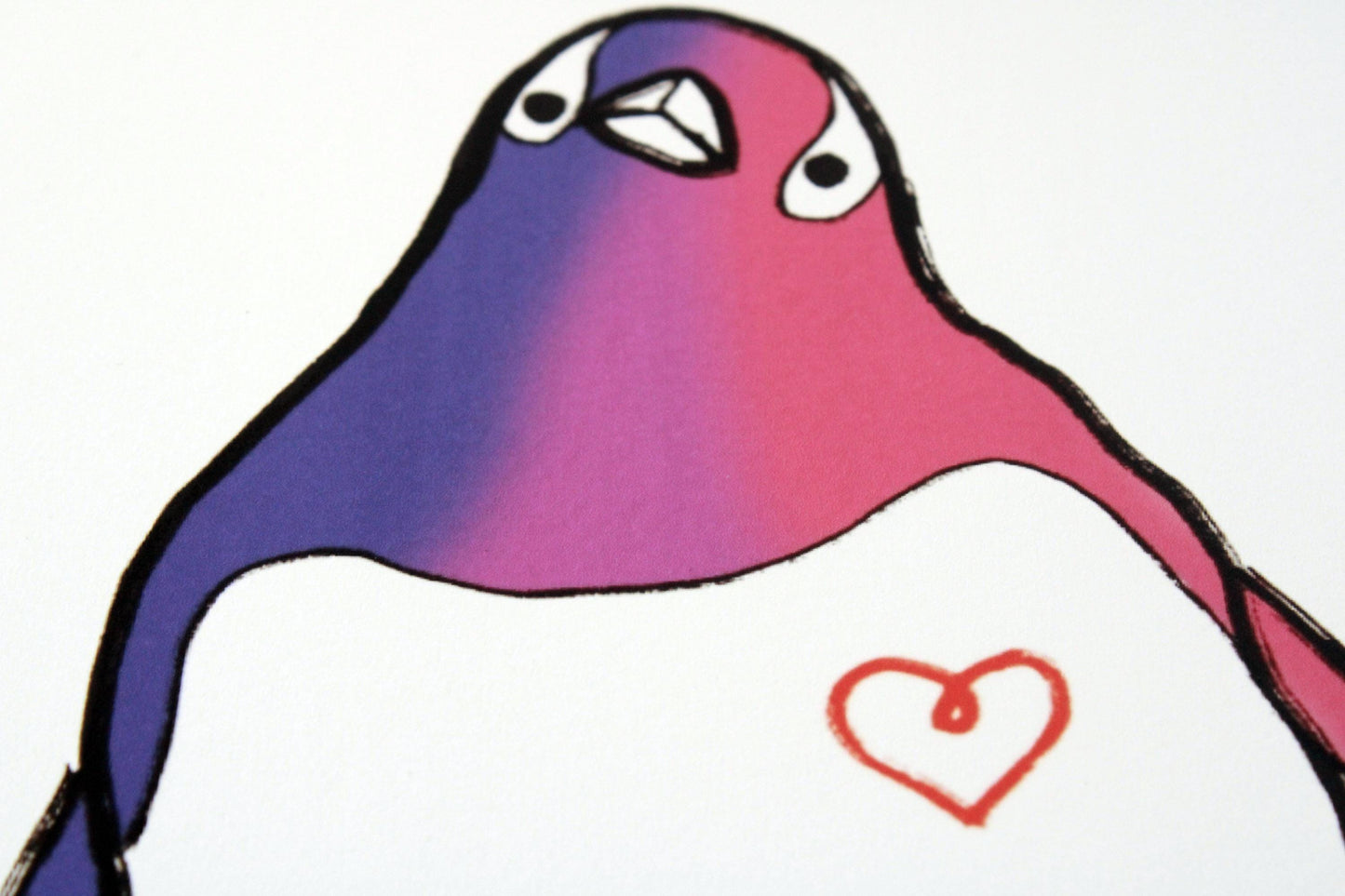 Bi Pride | "Be Bold. Be Bright. Be You." | 11x17 Art Print