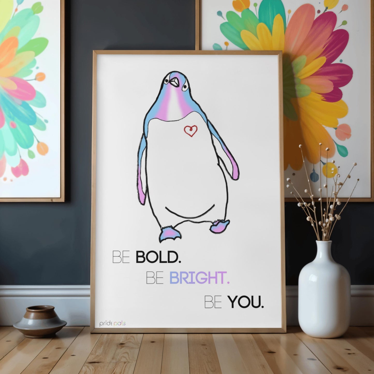 Trans Pride | "Be Bold. Be Bright. Be You." | 11x17 Art Print