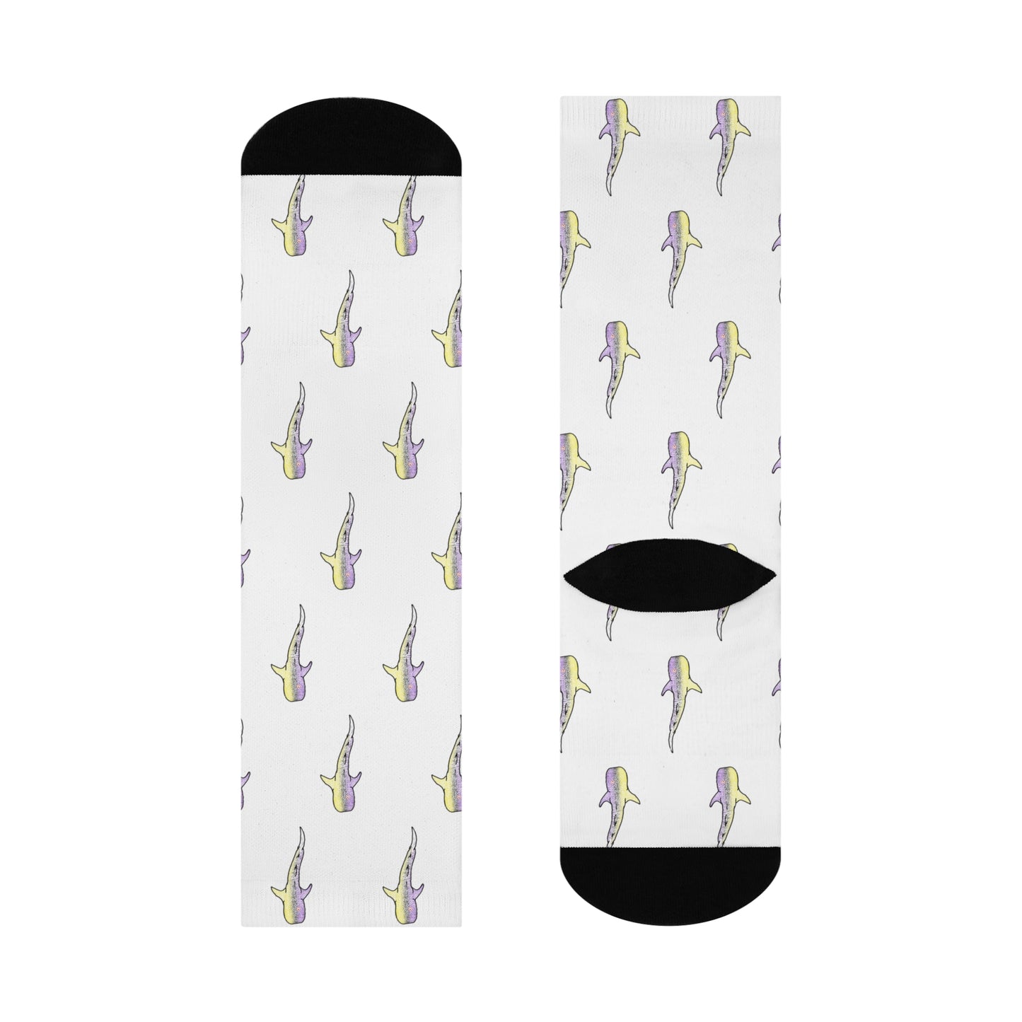 Whaleshark | Non Binary Pride | Cushioned Crew Socks
