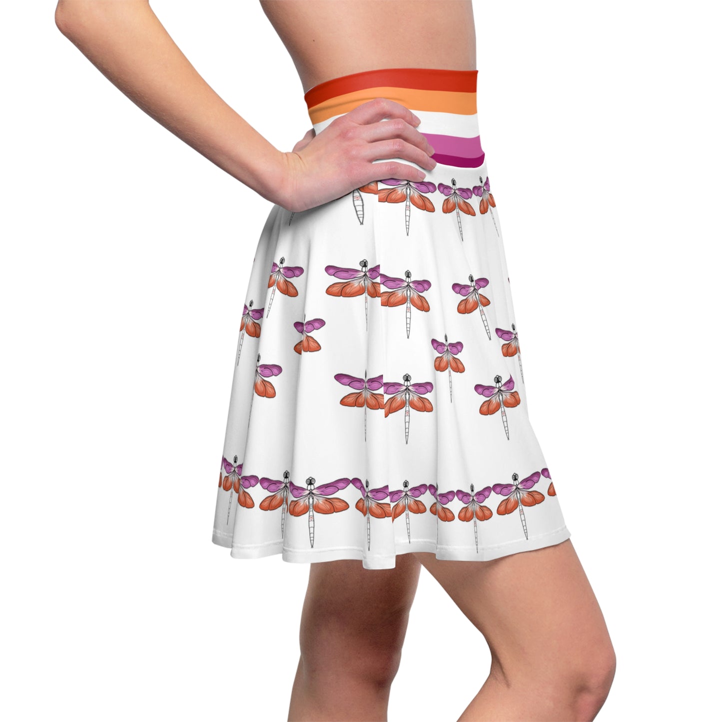 Lesbian Pride | Dragonflies | Skater Skirt