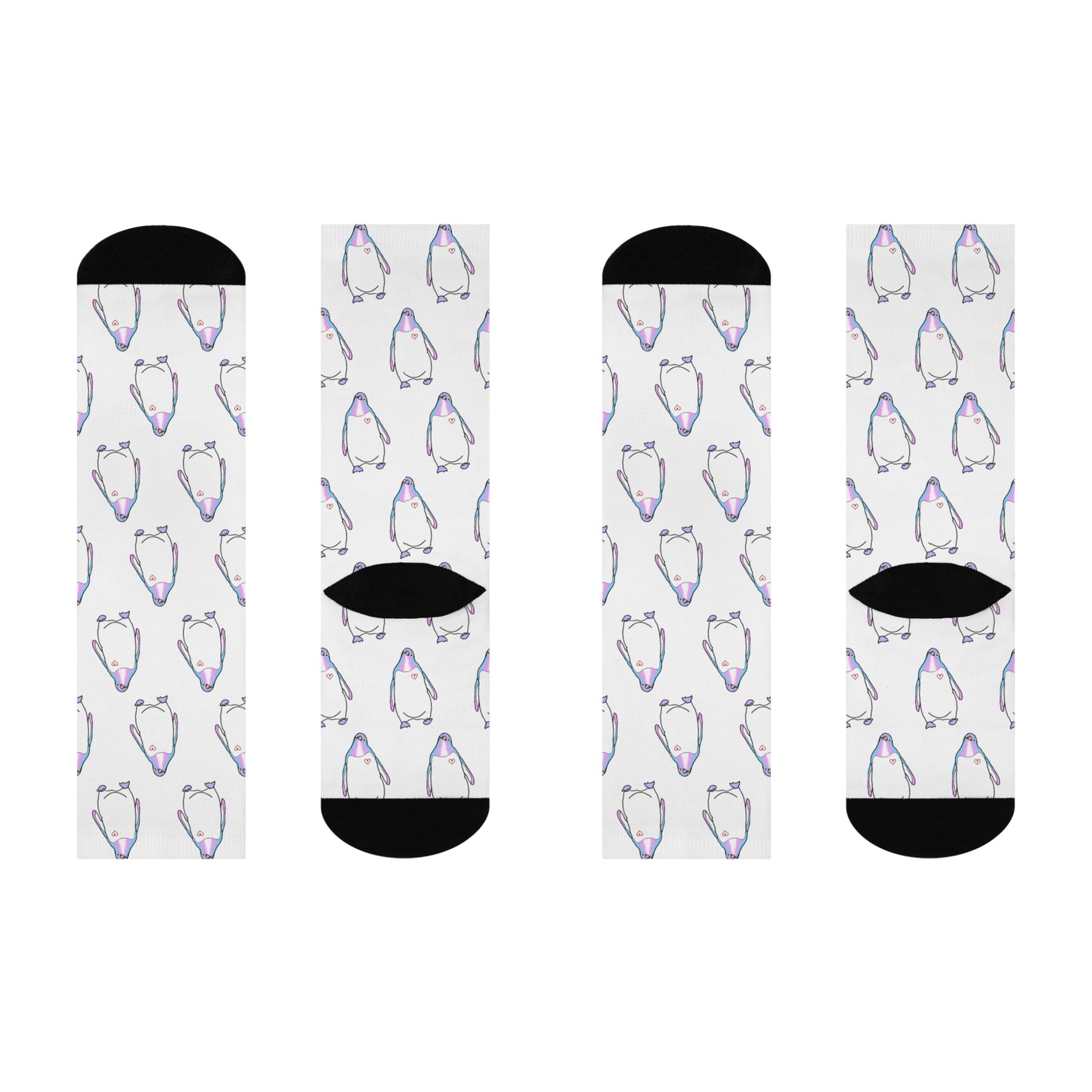 Penguin | Trans Pride | Cushioned Crew Socks