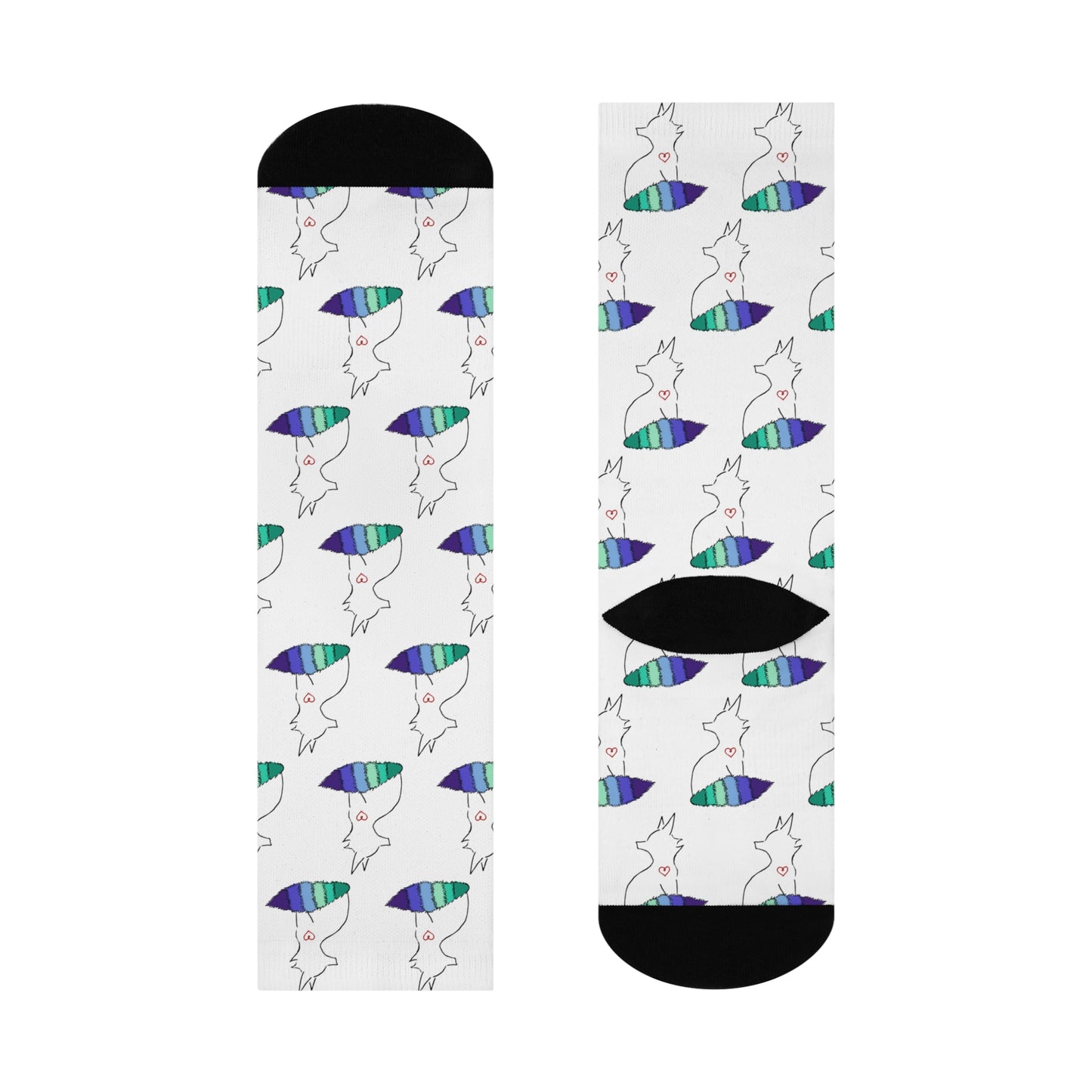 Fox | Gay Pride | Cushioned Crew Socks