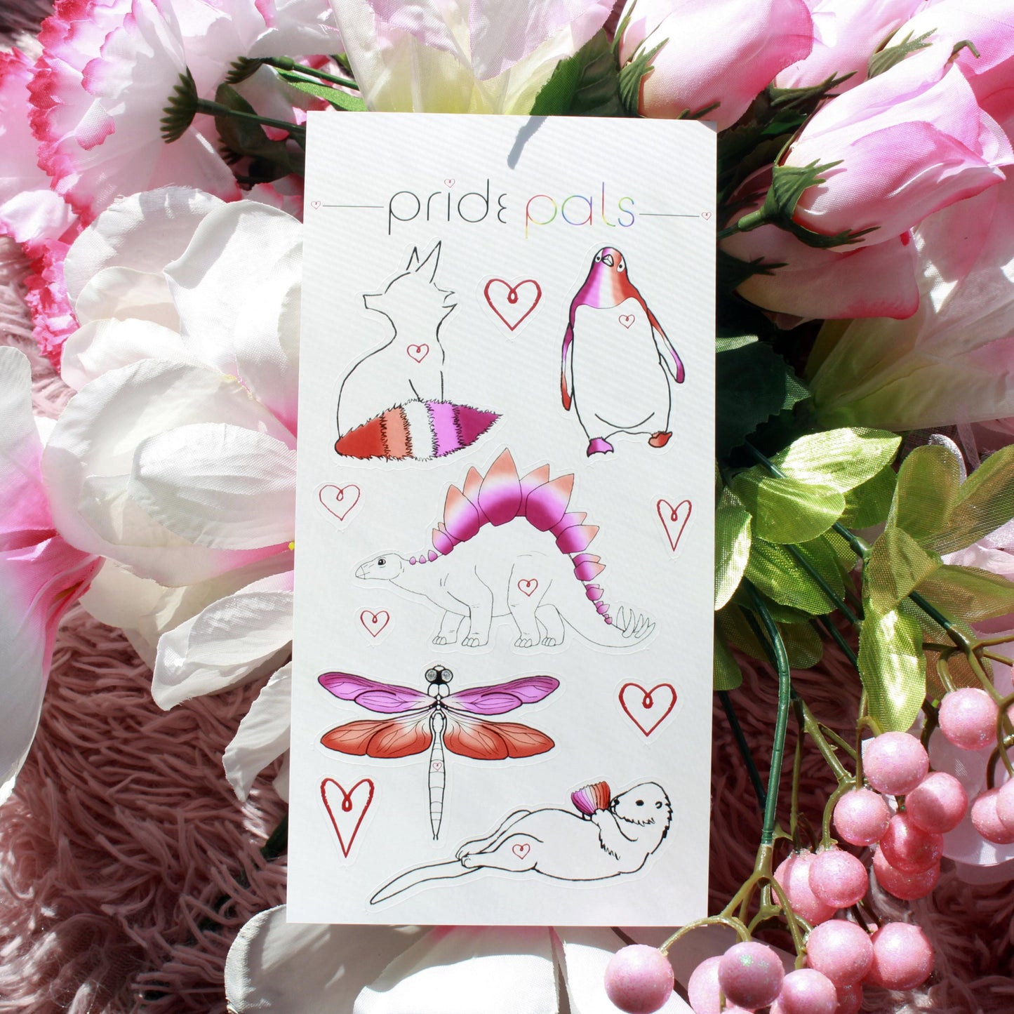 Lesbian Pride | 4"x7" Sticker Sheet