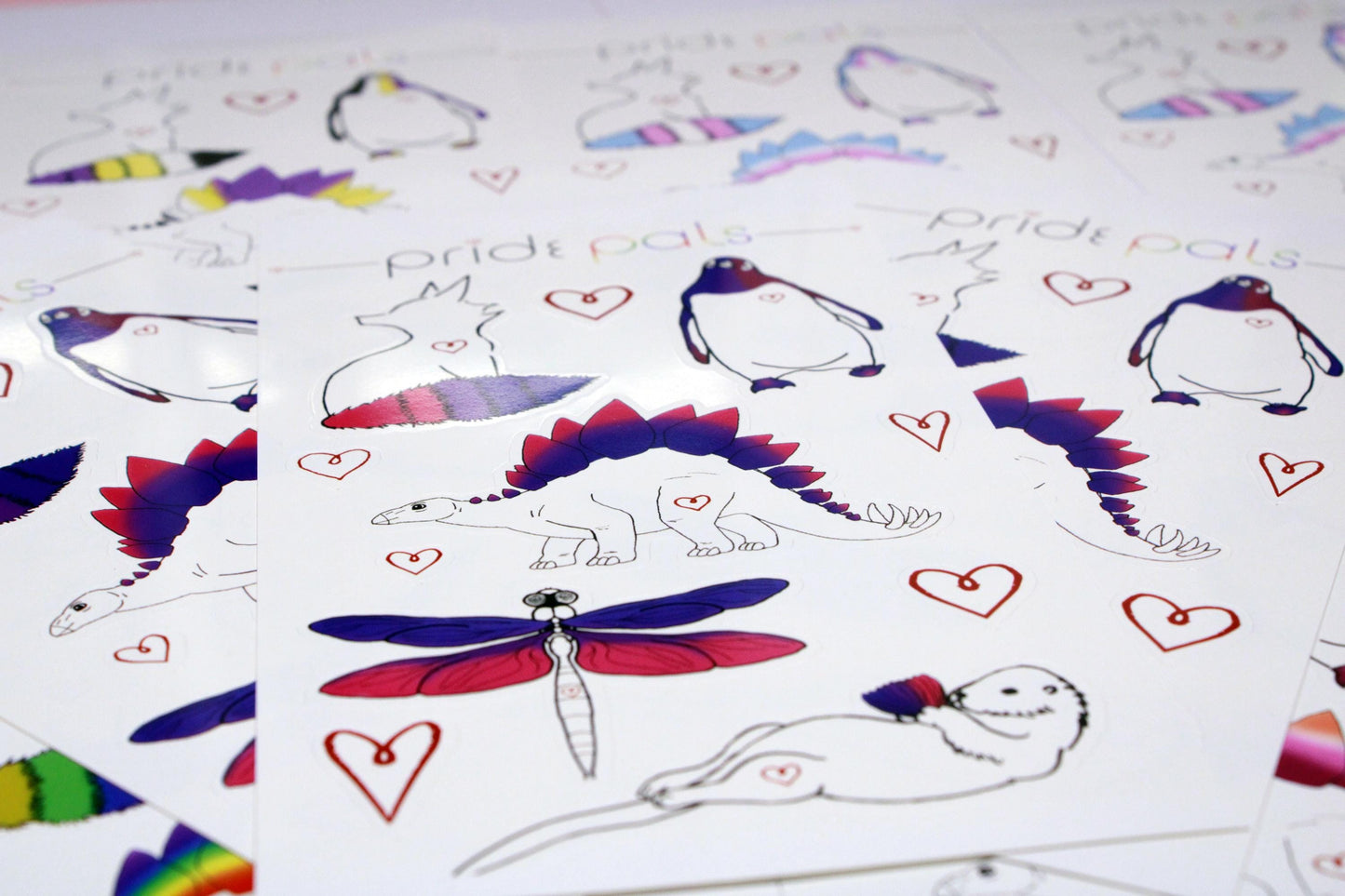 Bi Pride | 4"x7" Sticker Sheet